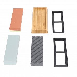 Набір точильних каменів Oumefar бамбукова основа synthetic.ua - Фото 1