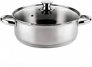 Кастрюля Vier Quality 18 см нержавеющая сталь 18 см - Фото 1