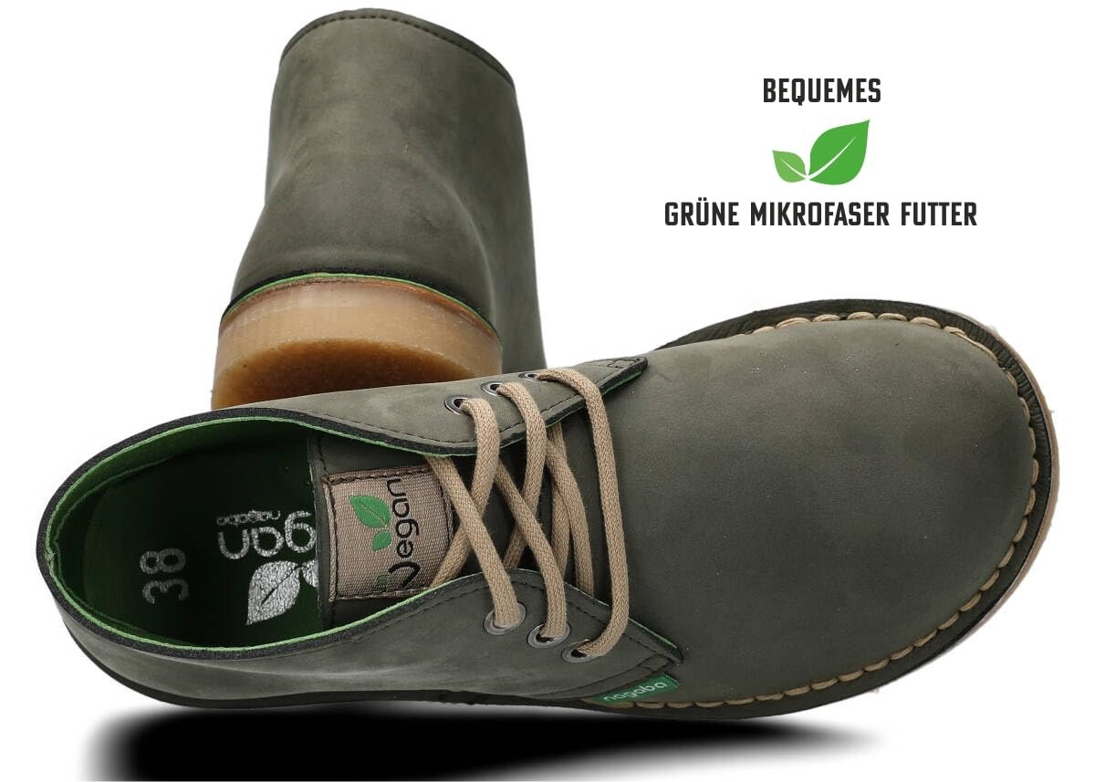 Мужские ботинки Nagaba Кожаные на шнуровке, фото №4