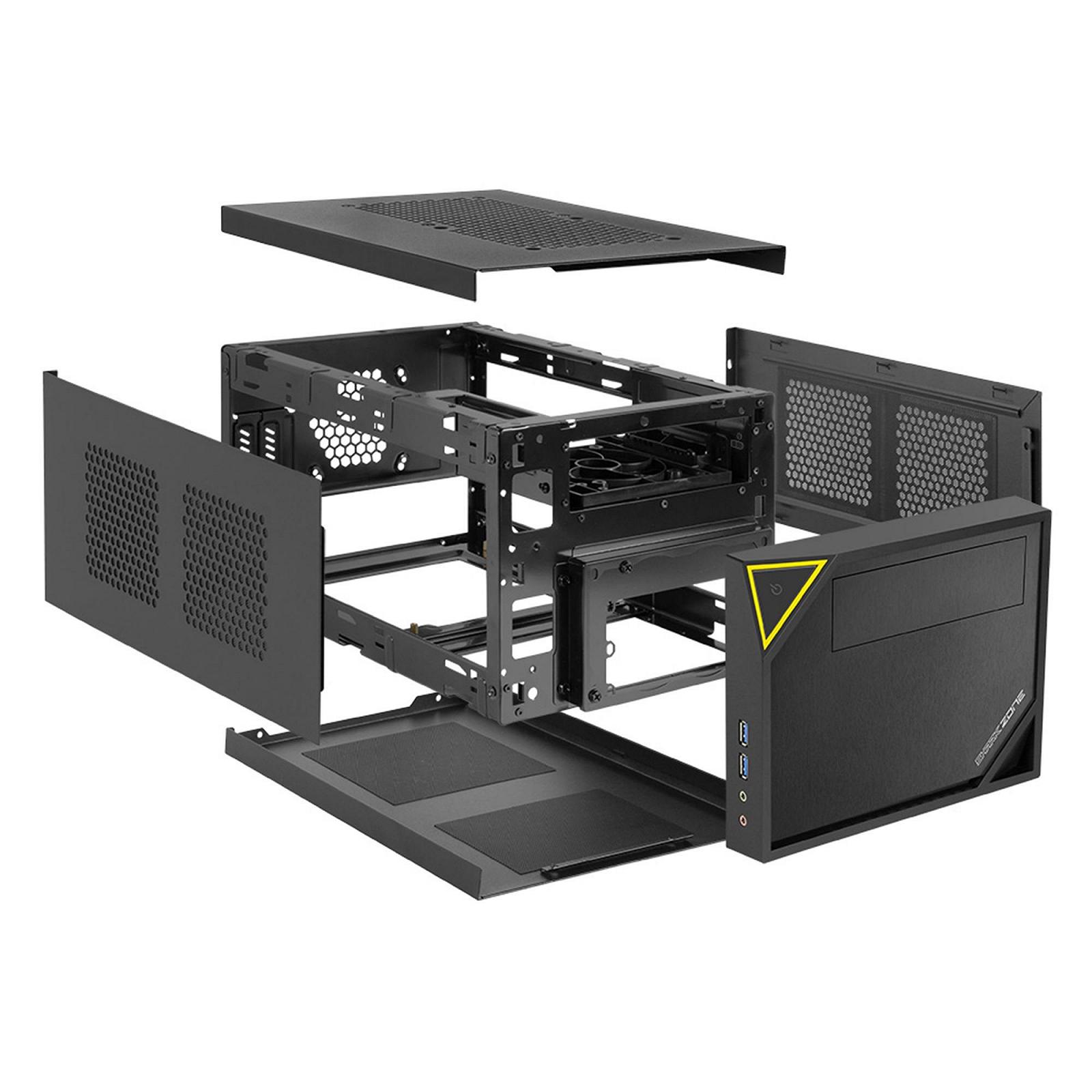 Корпус Sharkoon Shark Zone C10 / Mini-ITX / без БП / USB 3.0 / 1x120мм / Support Liquid Cooling / Black, фото №8