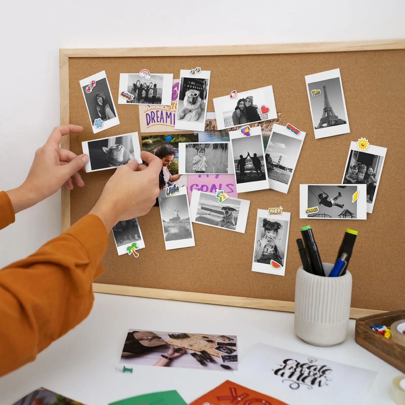 Фотокамера мгновенной печати MOB Pixiprint Click & Print Rose, фото №6