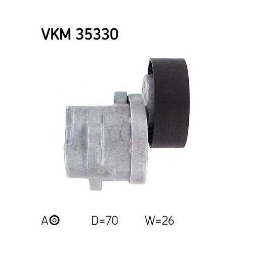 Натяжитель поликлинового ремня SKF VKM 35330 по центру, фото №3 Натяжитель поликлинового ремня SKF VKM 35330 по центру, фото №3
