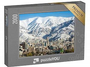 Пазл puzzleYOU Jigsaw Puzzle Collection Iran Tehran and Alborz Mountains in Winter Iran 2000 элементов - Фото 1
