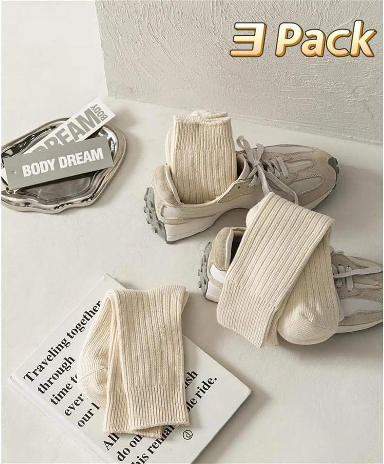 Шкарпетки Slouch 3 пари Бавовна В'язані, фото №6 Шкарпетки Slouch 3 пари Бавовна В'язані, фото №6