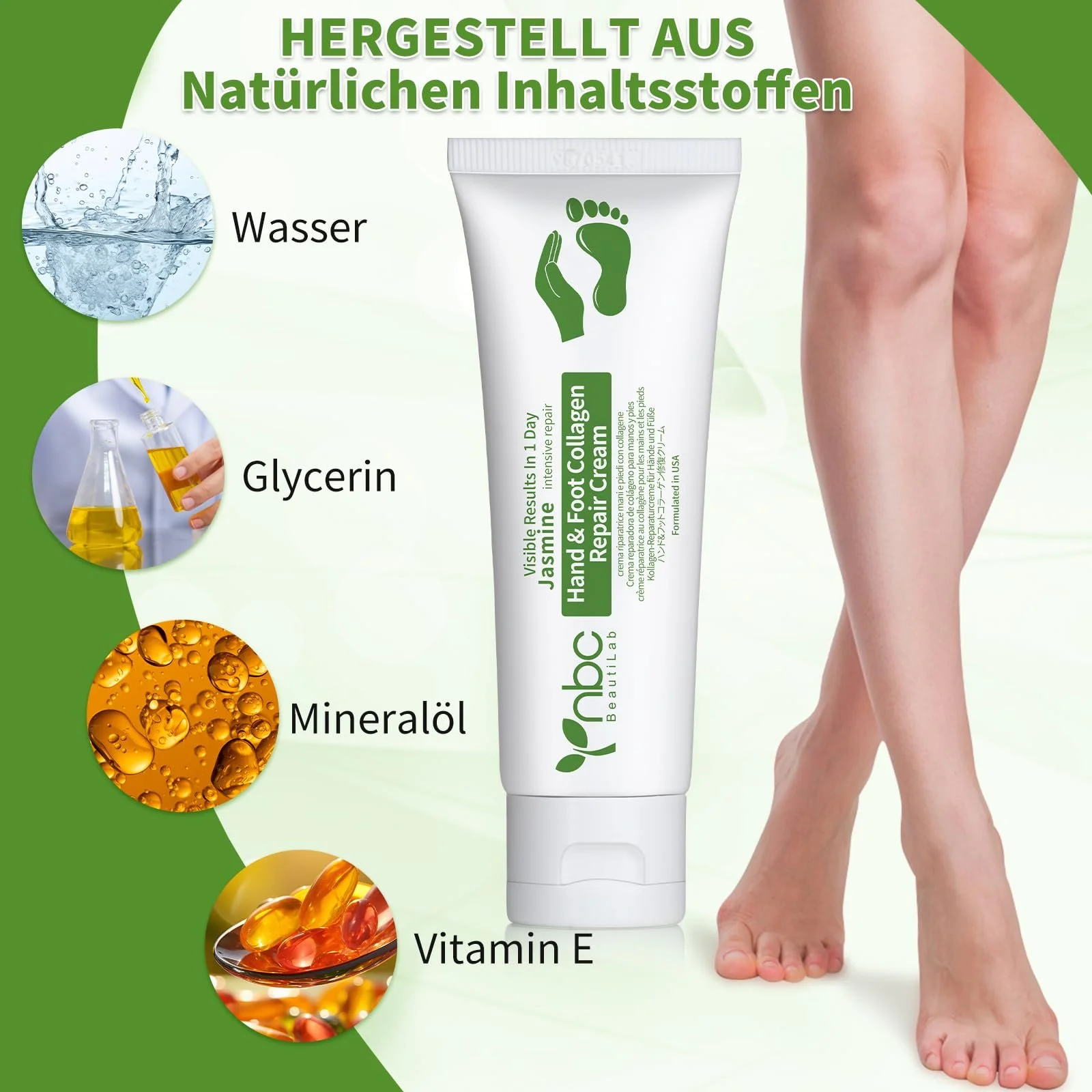 Крем для ухода за ногами Callus Remover Deep Moisture and Softening 80 мл Jasmine, фото №3