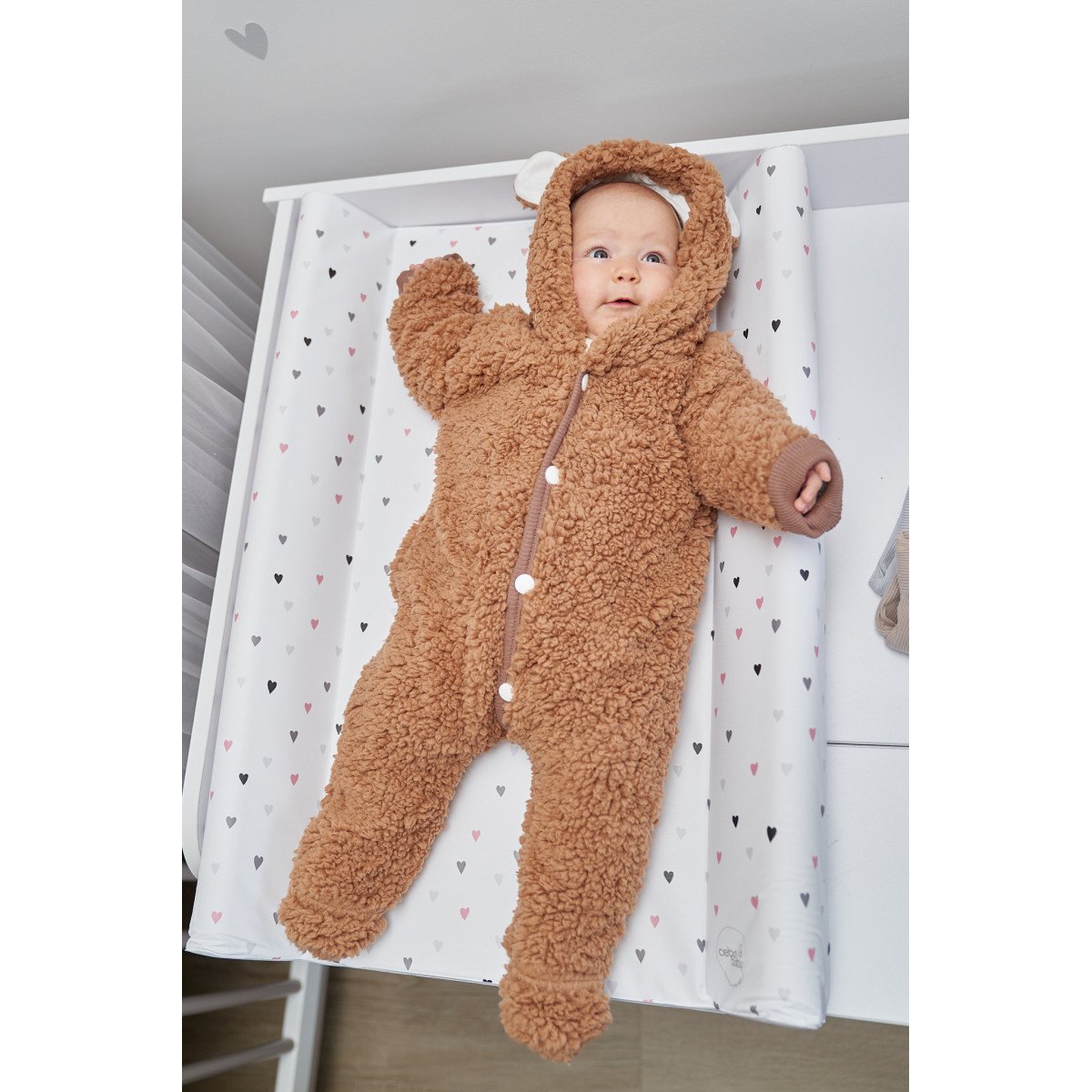 Комплект демісезоний для новонародженого Teddy бежевий, фото №3