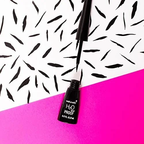 Подводка для глаз Wet n Wild H20 Proof Felt Tip Liquid Eyeliner Черный, фото №4