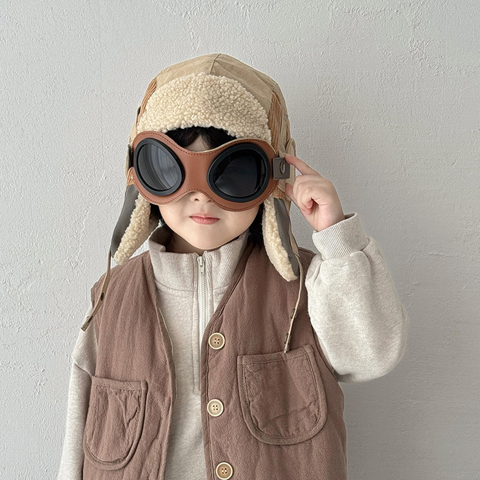 Теплая шапка-ушанка для детей Airplane Pilot, теплая, фото №2 Теплая шапка-ушанка для детей Airplane Pilot, теплая, фото №2