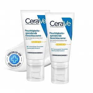 Крем для обличчя CeraVe Feuchtigkeitsspendende Gesichtscreme SPF 30 для нормальної та сухої шкіри з керамідами, гіалуроновою кислотою та ніацинамідом - Фото 1