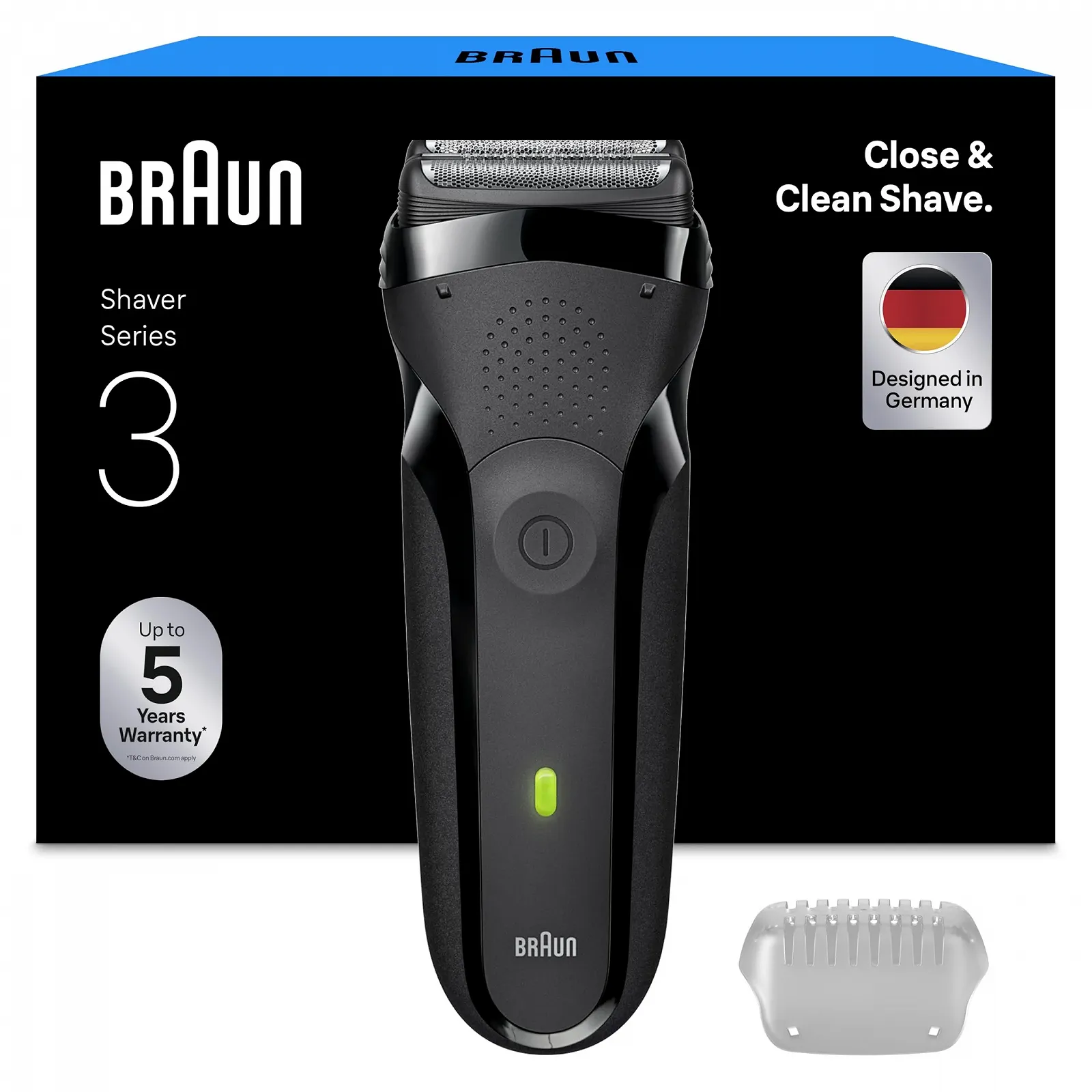 Електробритва Braun Series 3 300s з 3 гнучкими лезами 30 хвилин роботи сіра, фото №1 Електробритва Braun Series 3 300s з 3 гнучкими лезами 30 хвилин роботи сіра, фото №1