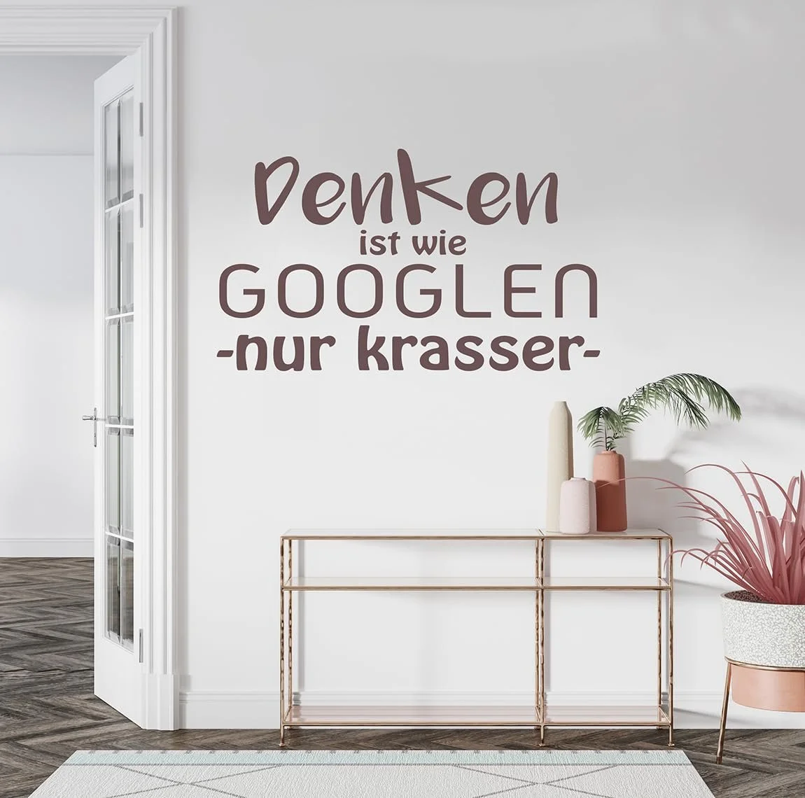 Наклейка на стіну tjapalo a106 Thinking is Like Google 100 x 58 см Темно-сіра, фото №3 Наклейка на стіну tjapalo a106 Thinking is Like Google 100 x 58 см Темно-сіра, фото №3