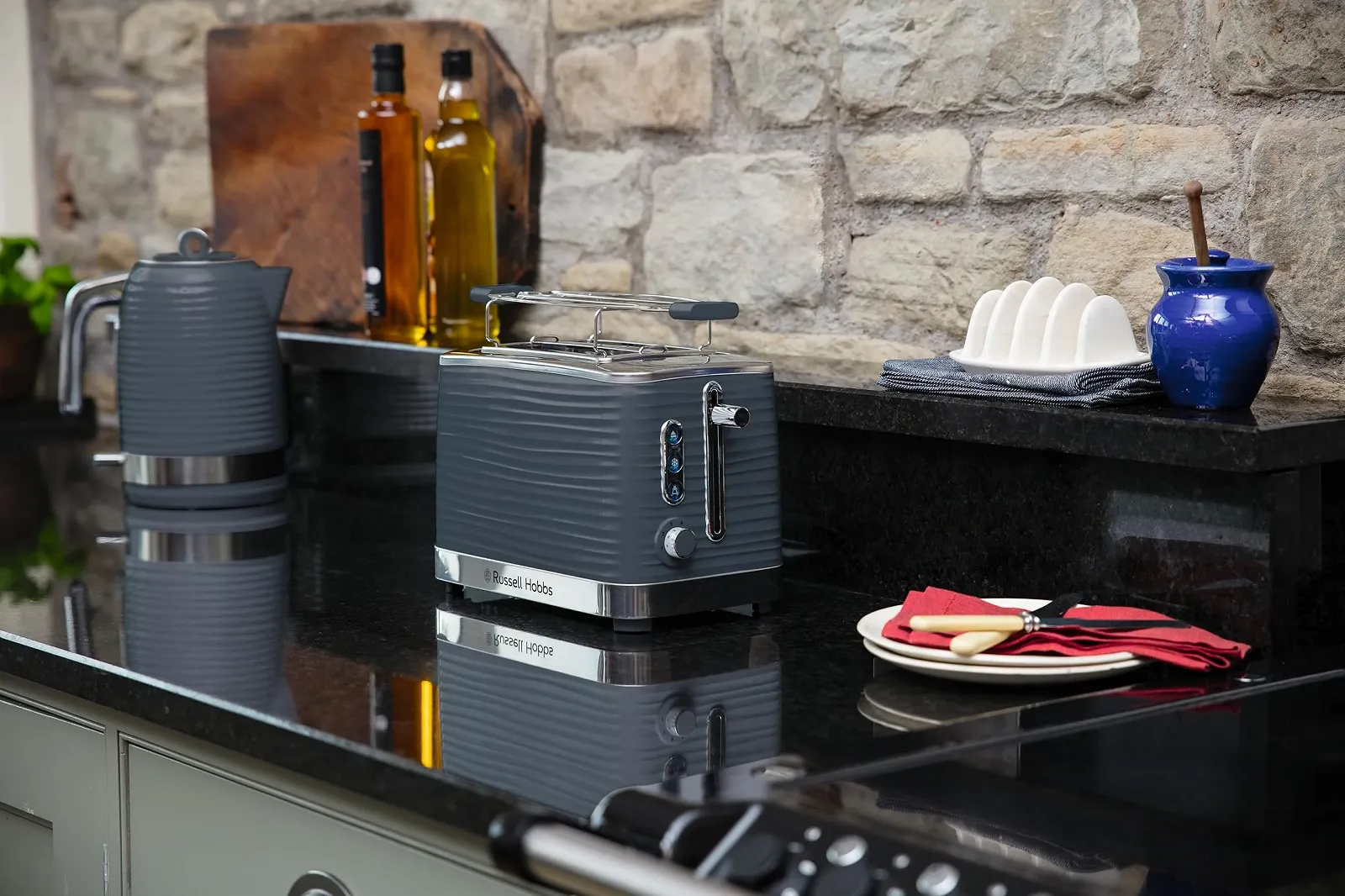 Тостер Russell Hobbs Inspire 24373-56 Сірий, фото №2