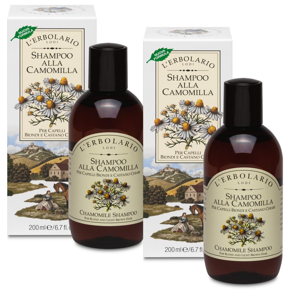 Шампунь L'Erbolario Chamomile 200 мл Мягкое очищающее средство для светлых и светло-коричневых волос, фото №1