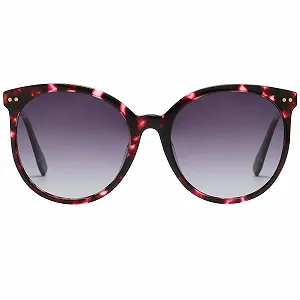 Сонцезахисні окуляри DUCO Ретро Жіночі Поляризовані Круглі  UV400 Захист Ацетатна оправа DC2340 - Фото 1