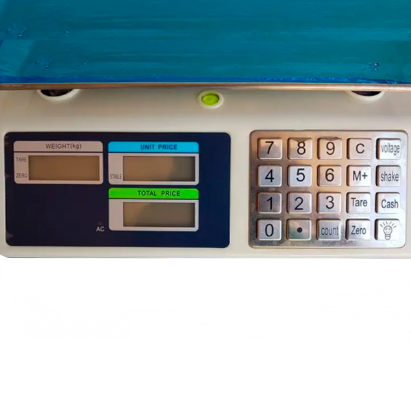 Ваги торговельні електронні з рахунком ціни ACS KitchenTech KT218 50кг 6В металу, фото №2