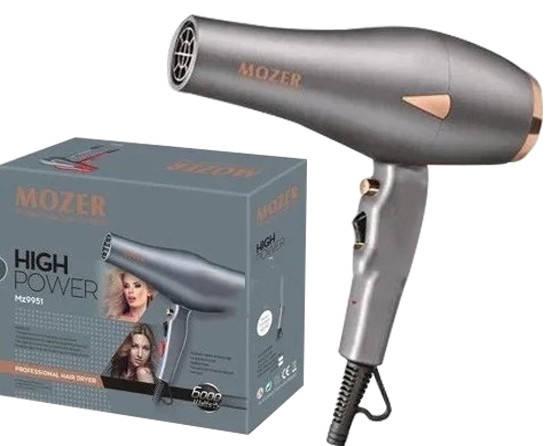 Профессиональный фен Mozer MZ-9951 Серый, фото №1 Профессиональный фен Mozer MZ-9951 Серый, фото №1