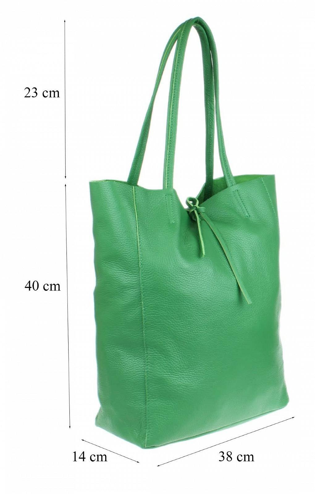 Женская сумка с открытым верхом из натуральной кожи Girly Handbags, фото №2