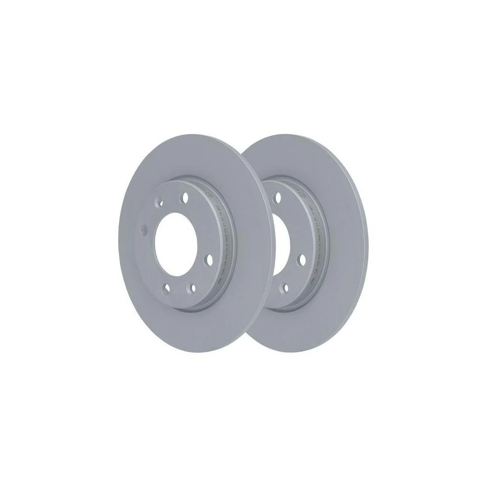 Гальмівний диск ATE 24.0108-0106.1 для CITROËN PEUGEOT задня вісь, фото №1