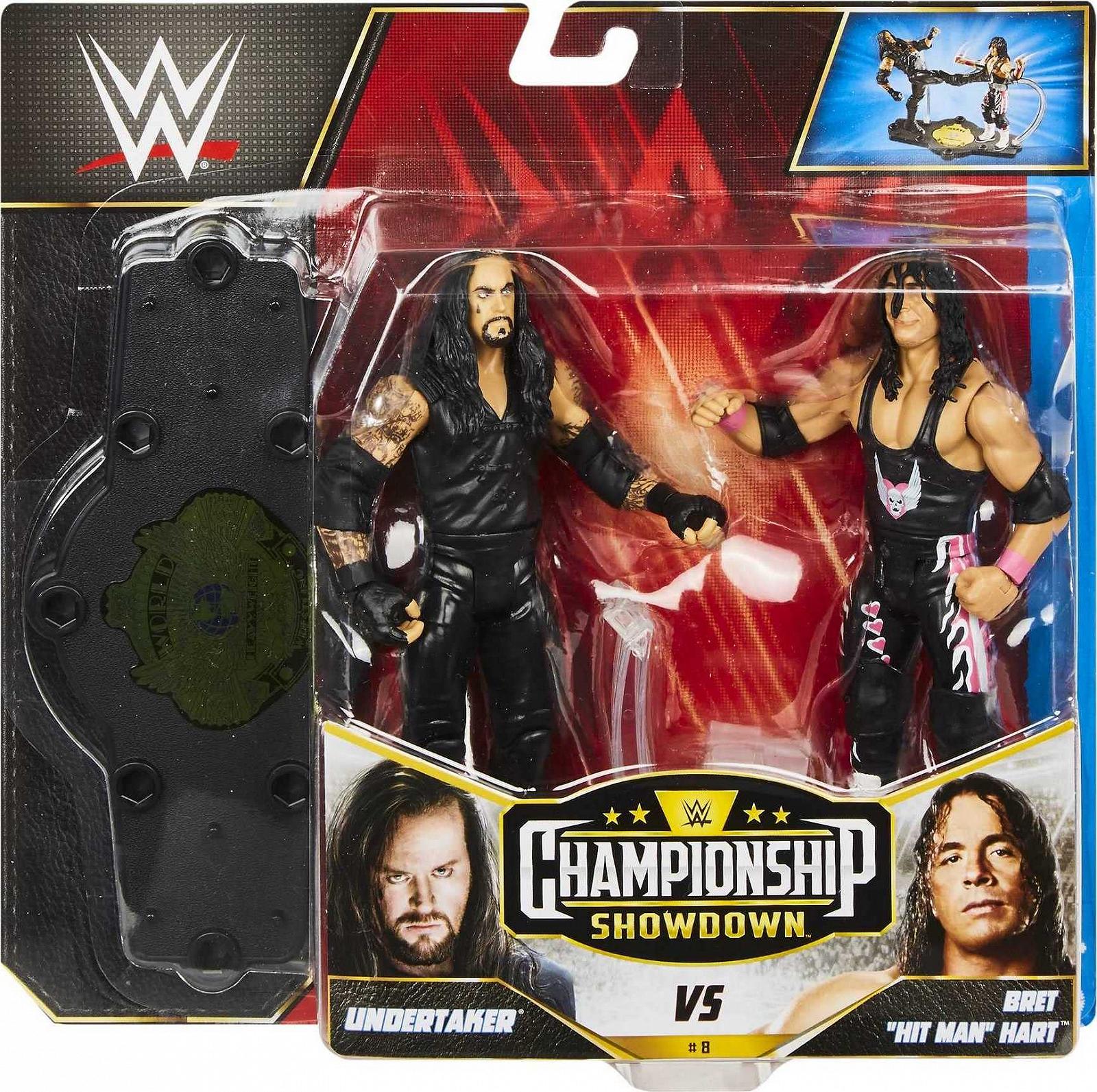 Ігрові фігурки WWE Bret "Hit Man" Hart vs. Undertaker Championship Showdown, 15 см, 2 шт., фото №6