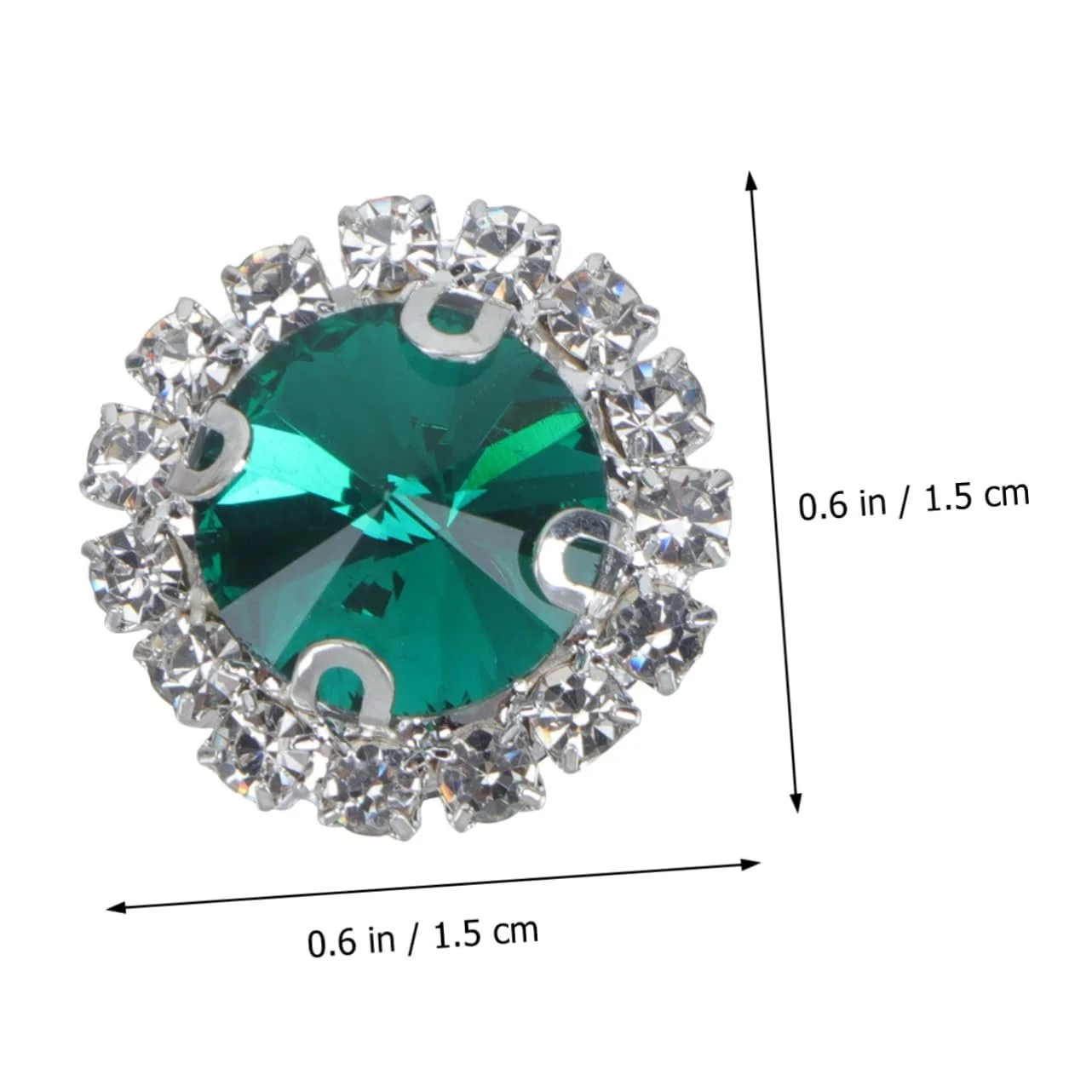 Стрази Coheali Кристалічні намистини, 40 шт, різнокольорові, фото №6