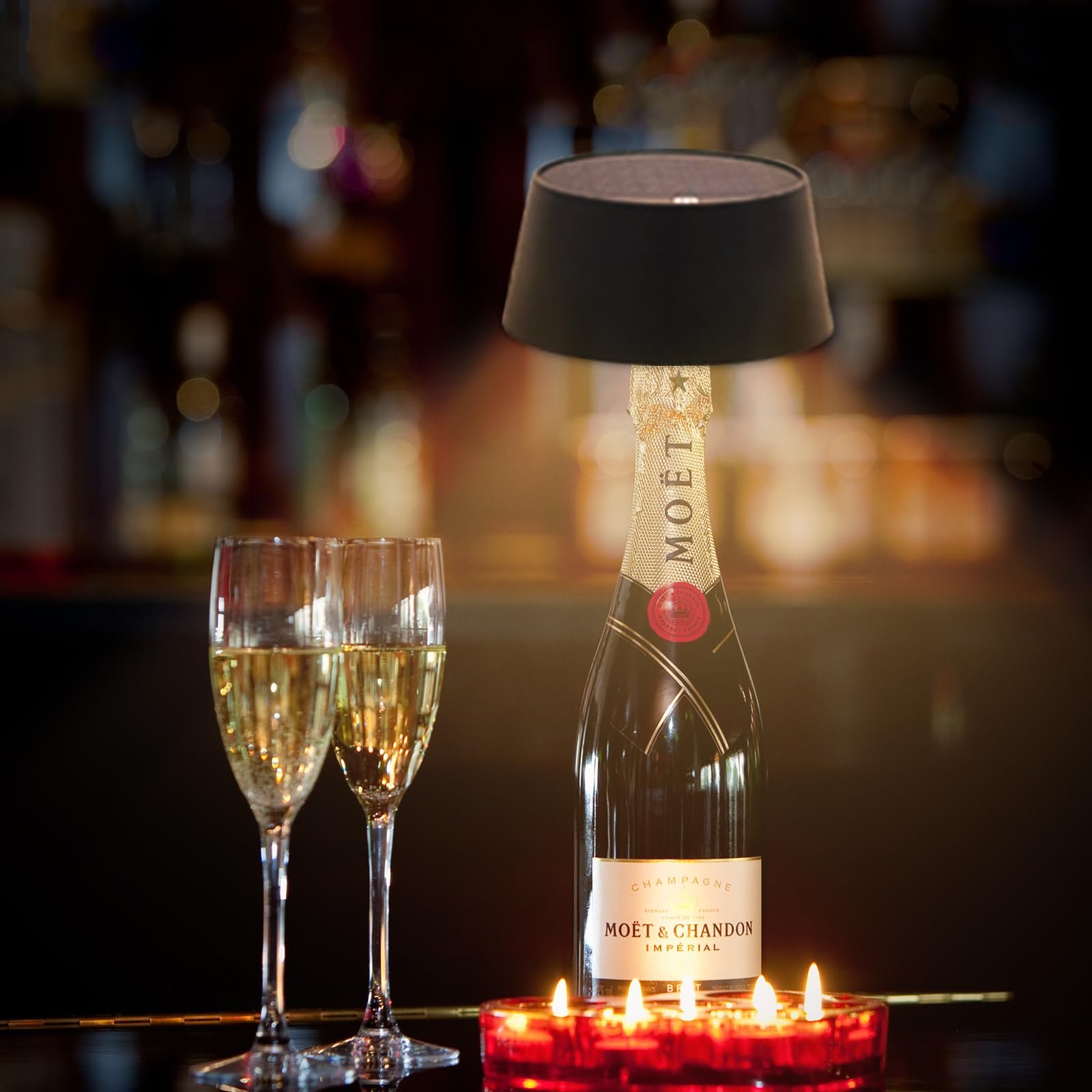 Сонячна настільна лампа ANTELA Бездротова димована LED Вулична Акумуляторна 3000 К IP44 Чорна 1 шт., фото №7