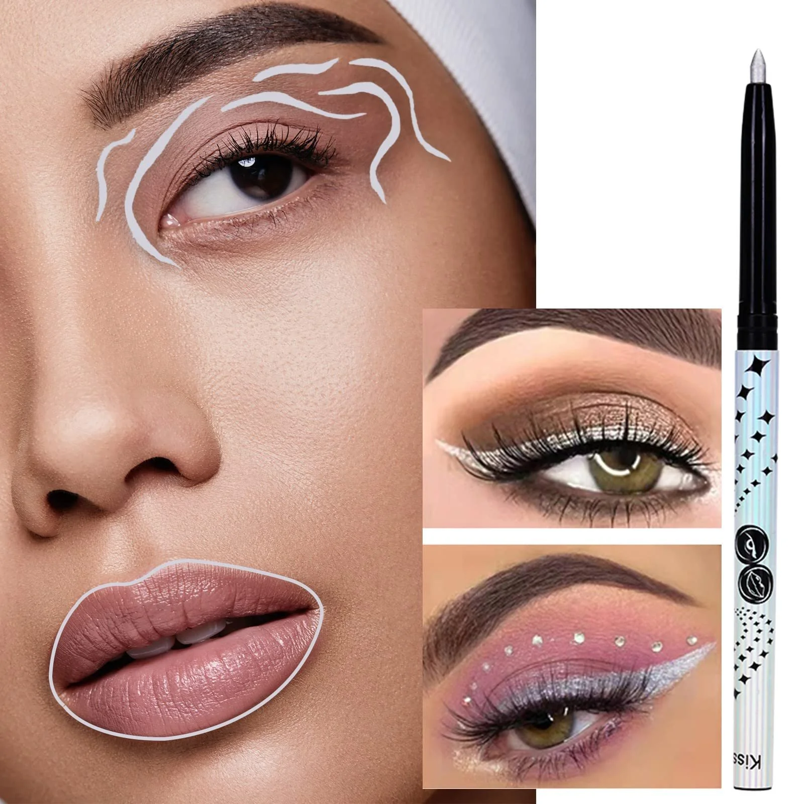 Підводка для очей Weak Female Liner Easy Eye To 18-Colour Кольорова, фото №4 Підводка для очей Weak Female Liner Easy Eye To 18-Colour Кольорова, фото №4
