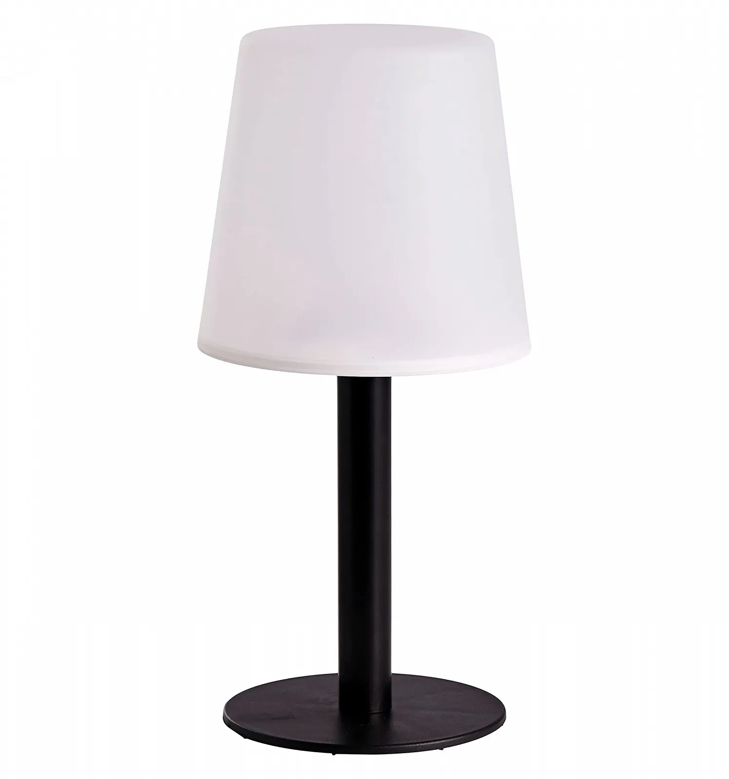 Садова настільна лампа Spetebo Solar LED 31 x 15 см Тепле біле світло IP44 Чорна/Біла, фото №1