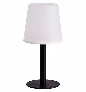 Садова настільна лампа Spetebo Solar LED 31 x 15 см Тепле біле світло IP44 Чорна/Біла - Фото 1