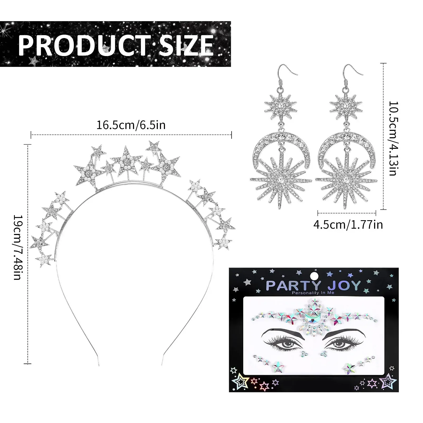 Обруч на голову YiliYa для карнавальної вечірки, фото №4