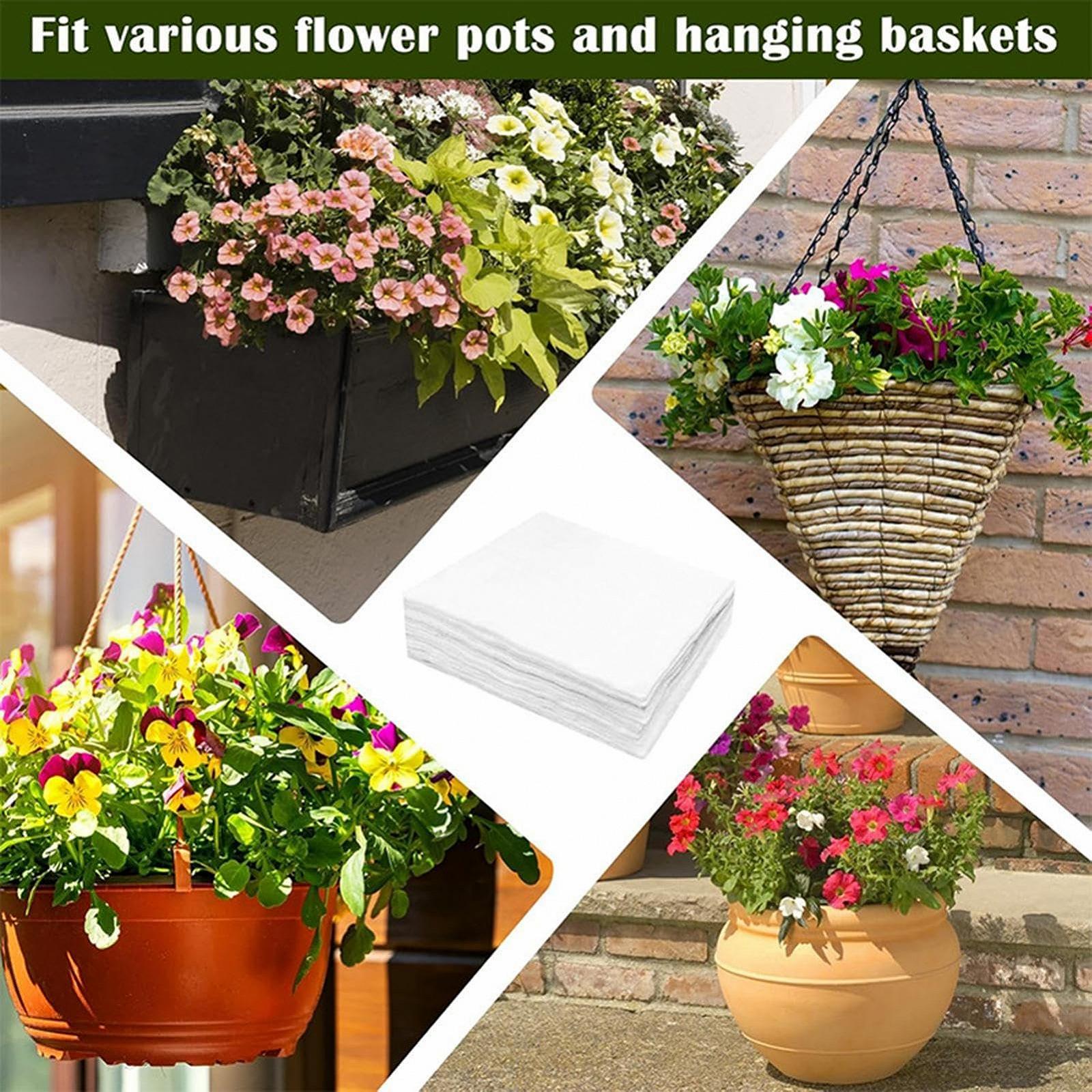 Вставки для квіткових кошиків 20 x Килимок для автополиву міцний, фото №4