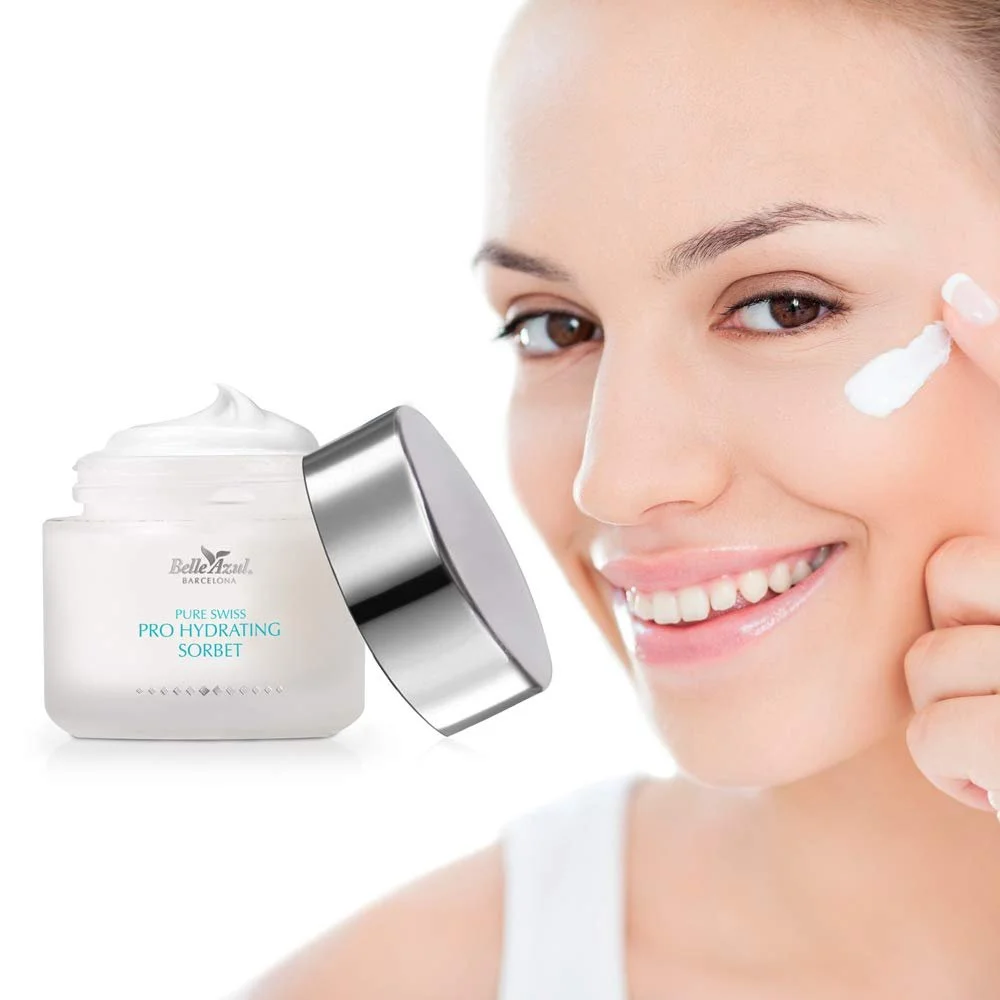Денний крем-сорбет Belle Azul Pro Swiss Hydrating з гіалуроновою кислотою та вітаміном C 50 мл, фото №2 Денний крем-сорбет Belle Azul Pro Swiss Hydrating з гіалуроновою кислотою та вітаміном C 50 мл, фото №2