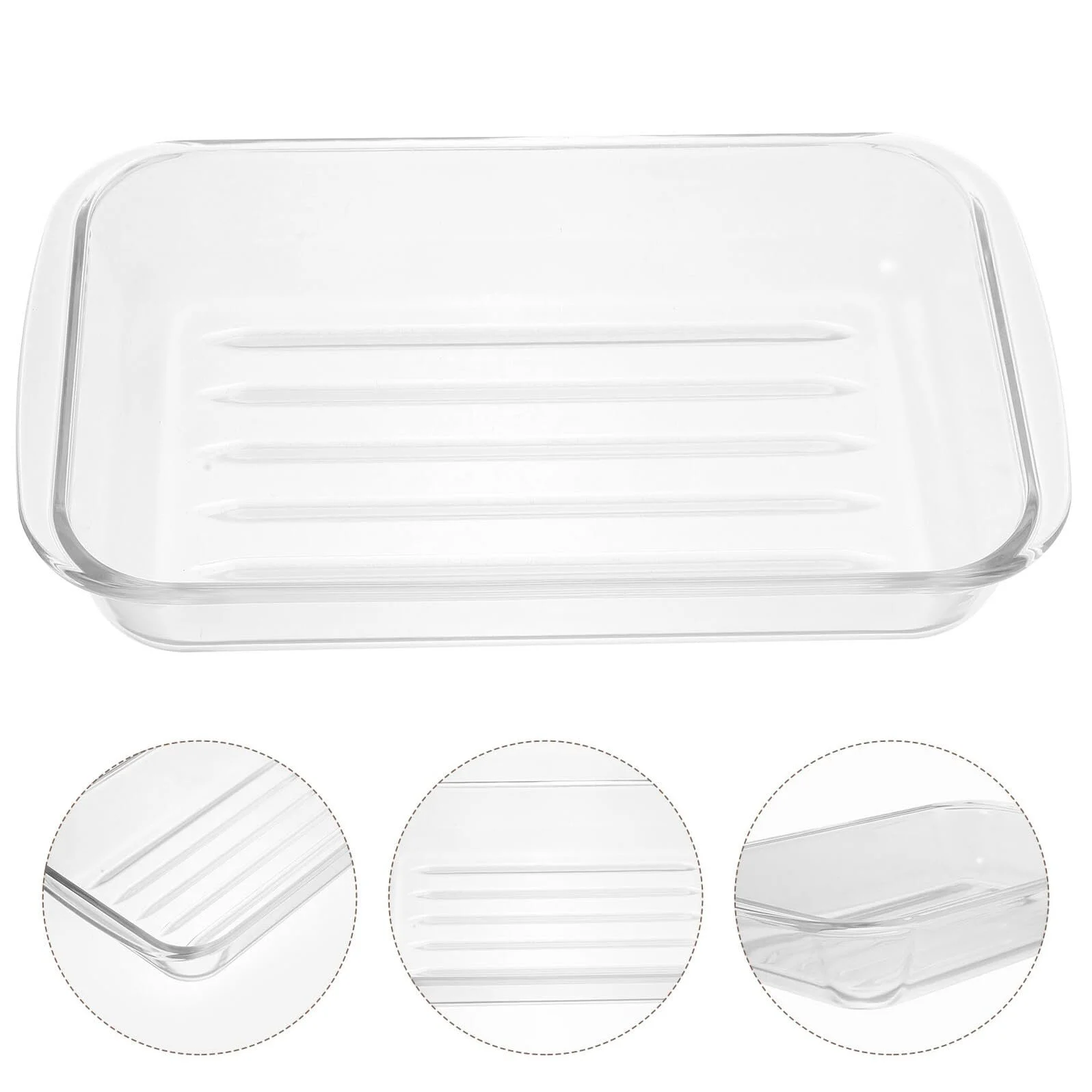 Форма для запекания TOYANDONA стеклянная термостойкая большая для духовки и микроволновой печи, фото №9