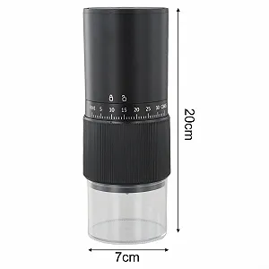 Электрическая кофемолка Wiederaufladbare, 30 режимов помола, черная synthetic.ua - Фото 1