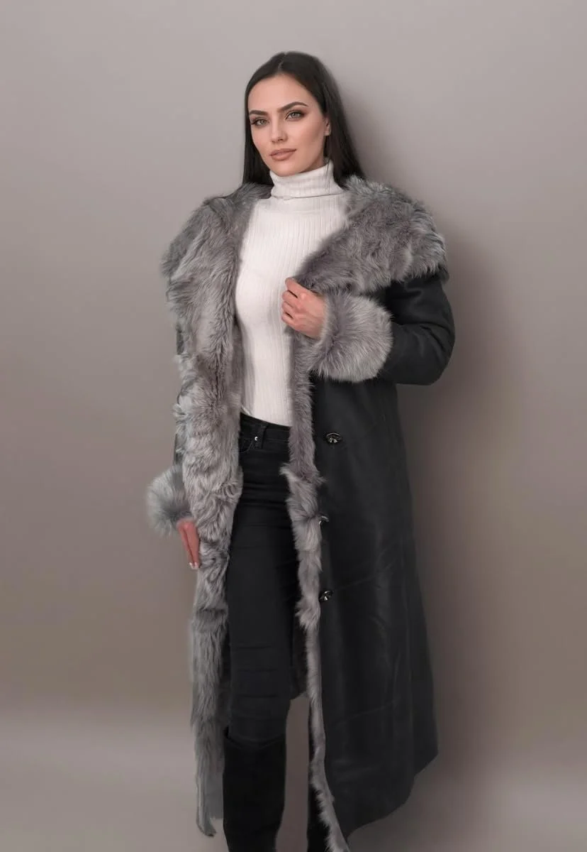 Дубленка Davina Braun Hollert Toscana Женская зимняя, фото №2 Дубленка Davina Braun Hollert Toscana Женская зимняя, фото №2