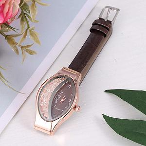 Кварцевые часы LIFKOME Женские Коричневый, коричневый, Ремешок synthetic.ua - Фото 1