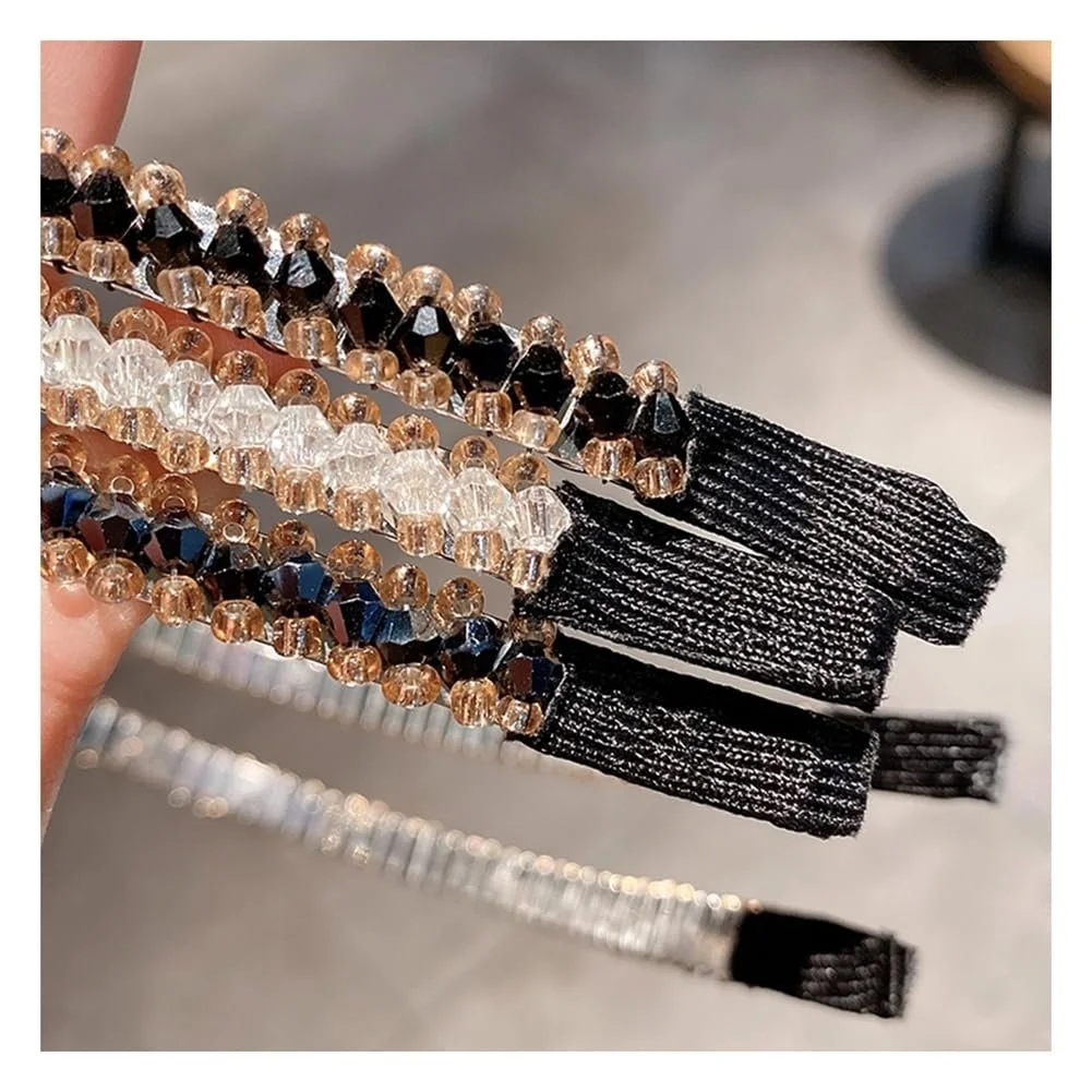 Обруч Жіночий зі стразами Блискучий, фото №5