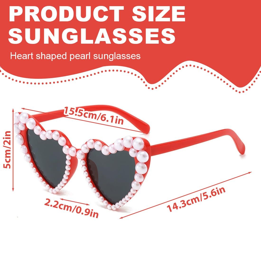 Сонцезахисні Окуляри HAZMA Серце Перламутрові A, фото №2