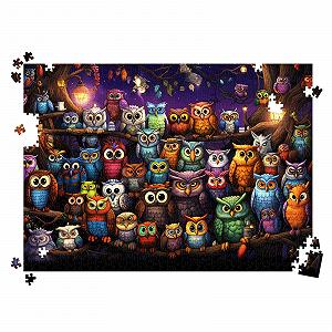 Пазл HUADADA Owl 1000 деталей synthetic.ua - Фото 1