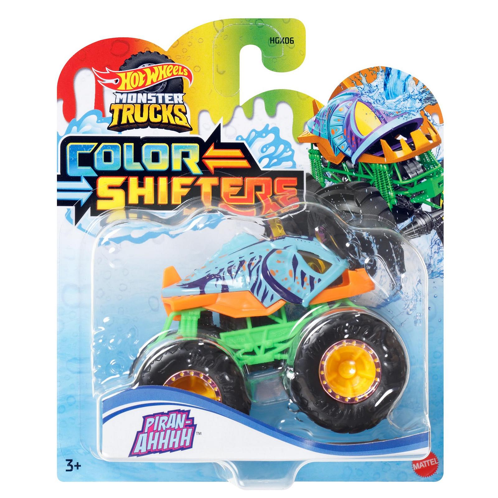 Машинка Mattel Hot Wheels Monster Trucks Колір, Що Змінюється Різні Моделі (HGX06), фото №10