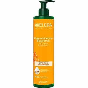 Лосьон для тела WELEDA Organic Regenerating Sea Buckthorn с аргановым и кунжутным маслами 250 мл - Фото 1