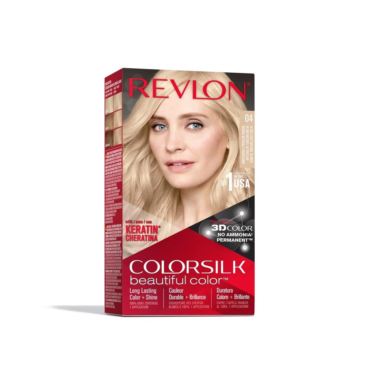 Фарба для волосся REVLON Colorsilk 04 - Дуже світлий натуральний блонд, 130 мл, фото №1 Фарба для волосся REVLON Colorsilk 04 - Дуже світлий натуральний блонд, 130 мл, фото №1