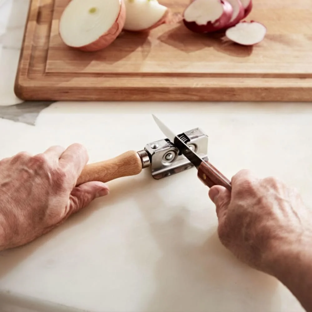 Точило для ножів esmen портативна ручна з дерев'яною ручкою, фото №5 Точило для ножів esmen портативна ручна з дерев'яною ручкою, фото №5