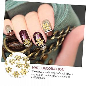 Прикраси для нігтів Сніжинки PLAFOPE synthetic.ua - Фото 1