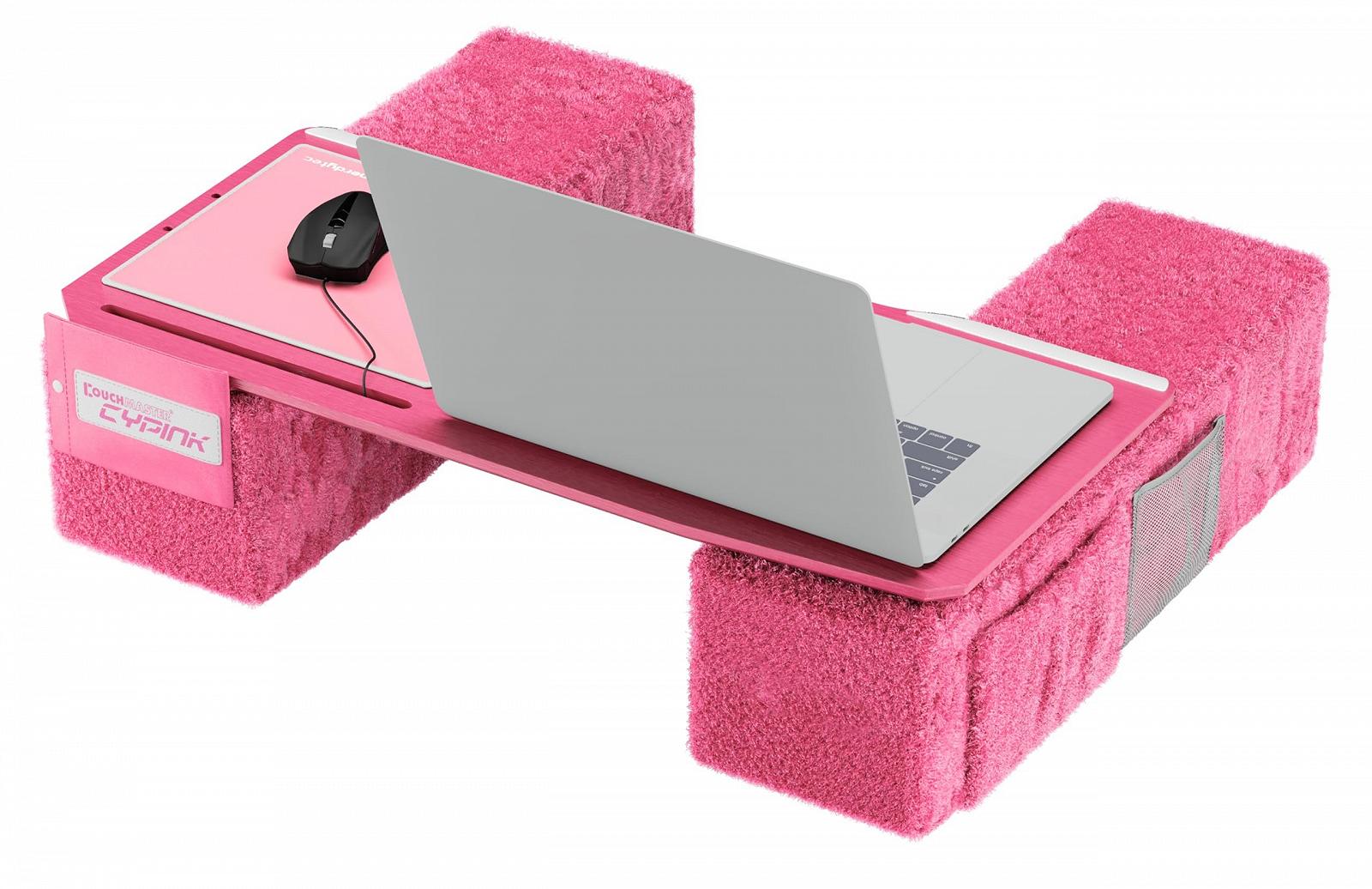 Эргономичный столик для ноутбука Couchmaster CYPINK для дивана, очень широкий для ноутбуков или беспроводных периферийных устройств, фото №5 Эргономичный столик для ноутбука Couchmaster CYPINK для дивана, очень широкий для ноутбуков или беспроводных периферийных устройств, фото №5