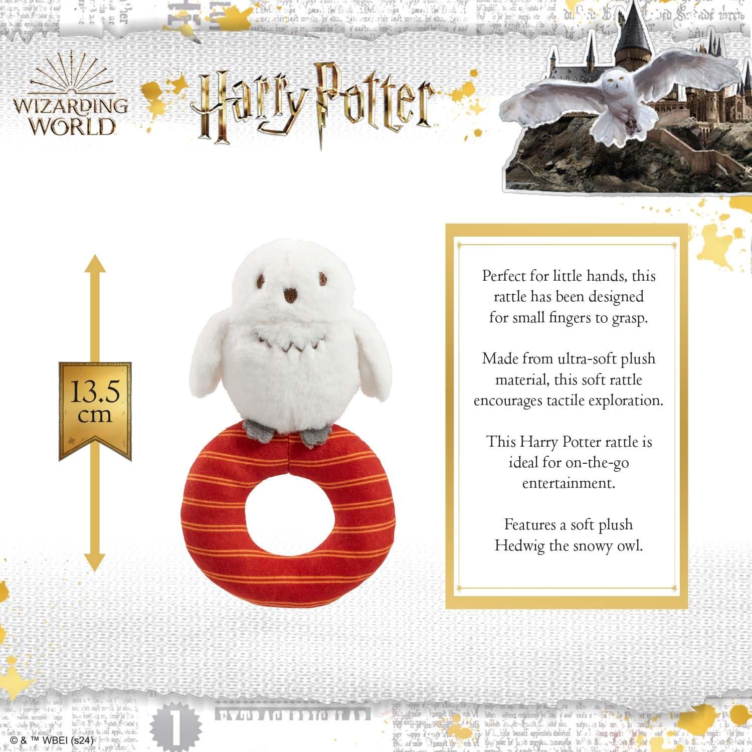 Брязкальце Плюшеве Rainbow Designs Harry Potter Hedwig М'яка Сенсорна Іграшка, фото №3 Брязкальце Плюшеве Rainbow Designs Harry Potter Hedwig М'яка Сенсорна Іграшка, фото №3