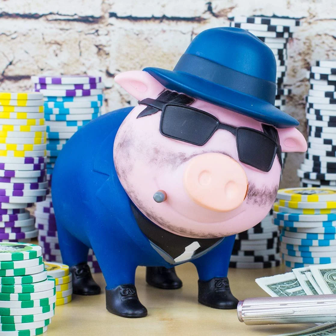 Скарбничка LILALU Biggys Mafioso Поворотна голова Слот для монет Сейф для дітей, фото №9