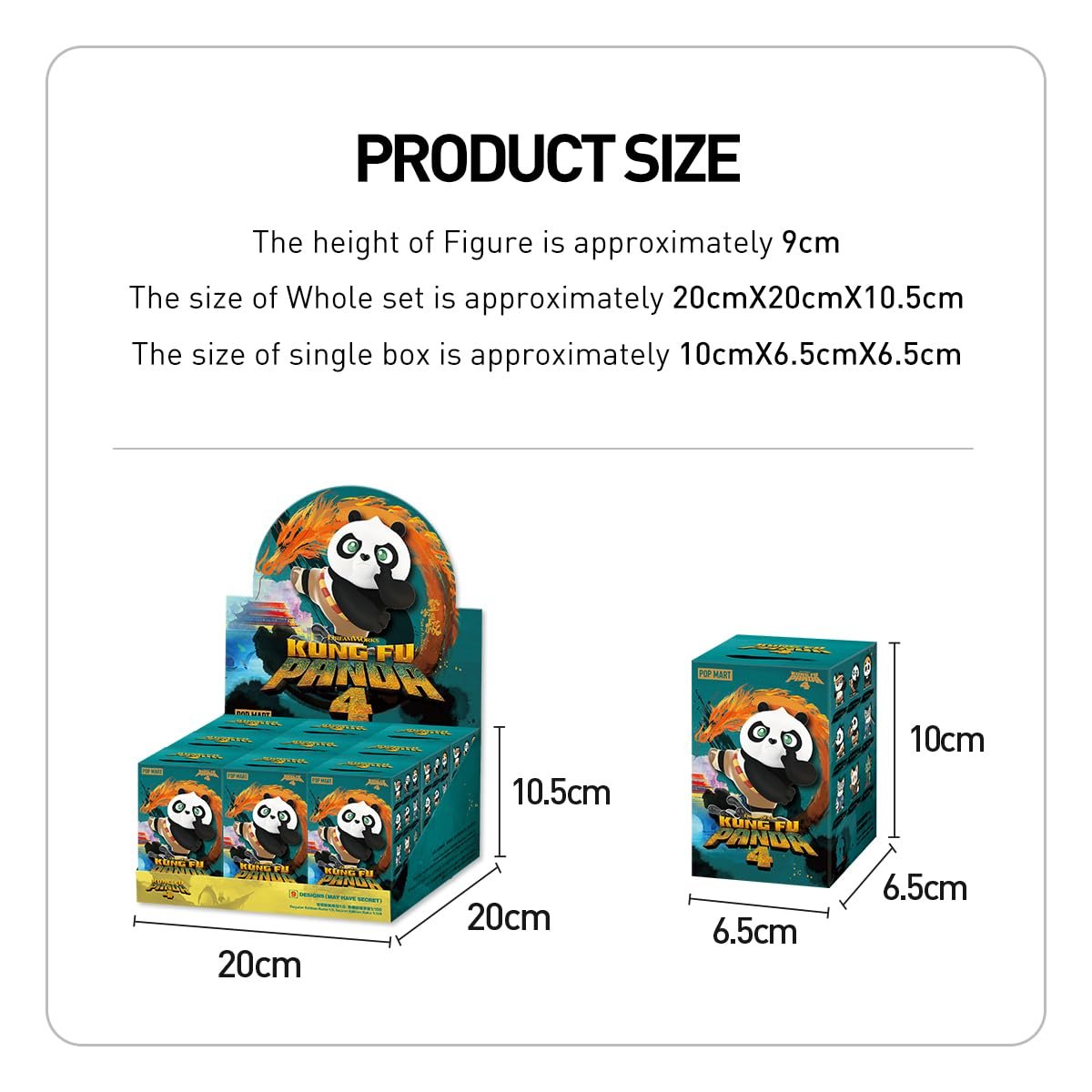 Фигурка Экшн POP MART Universal Kung Fu Panda Series, фото №7