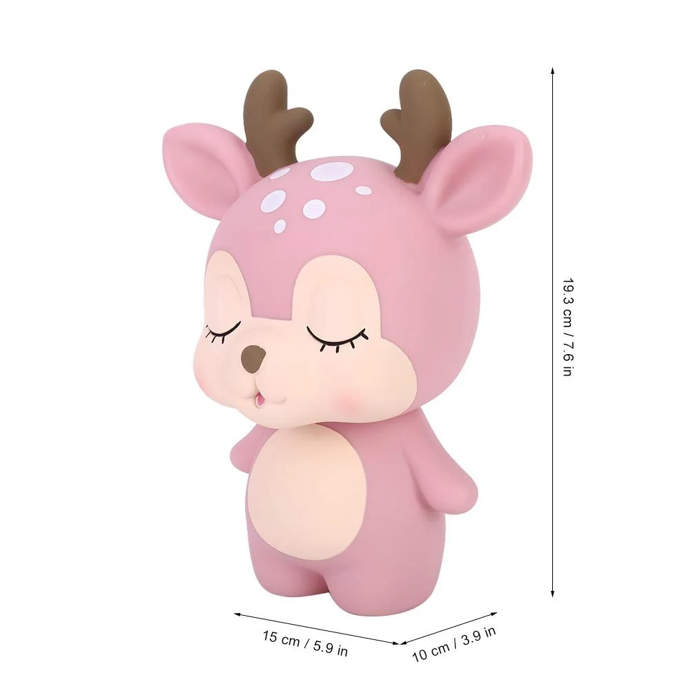 Скарбничка у формі оленя небитка пластикова для дітей, фото №7