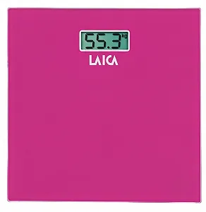 Ваги підлогові Laica PS 1008 Pink / Електронні / до 150 кг / Рожеві - Фото 1