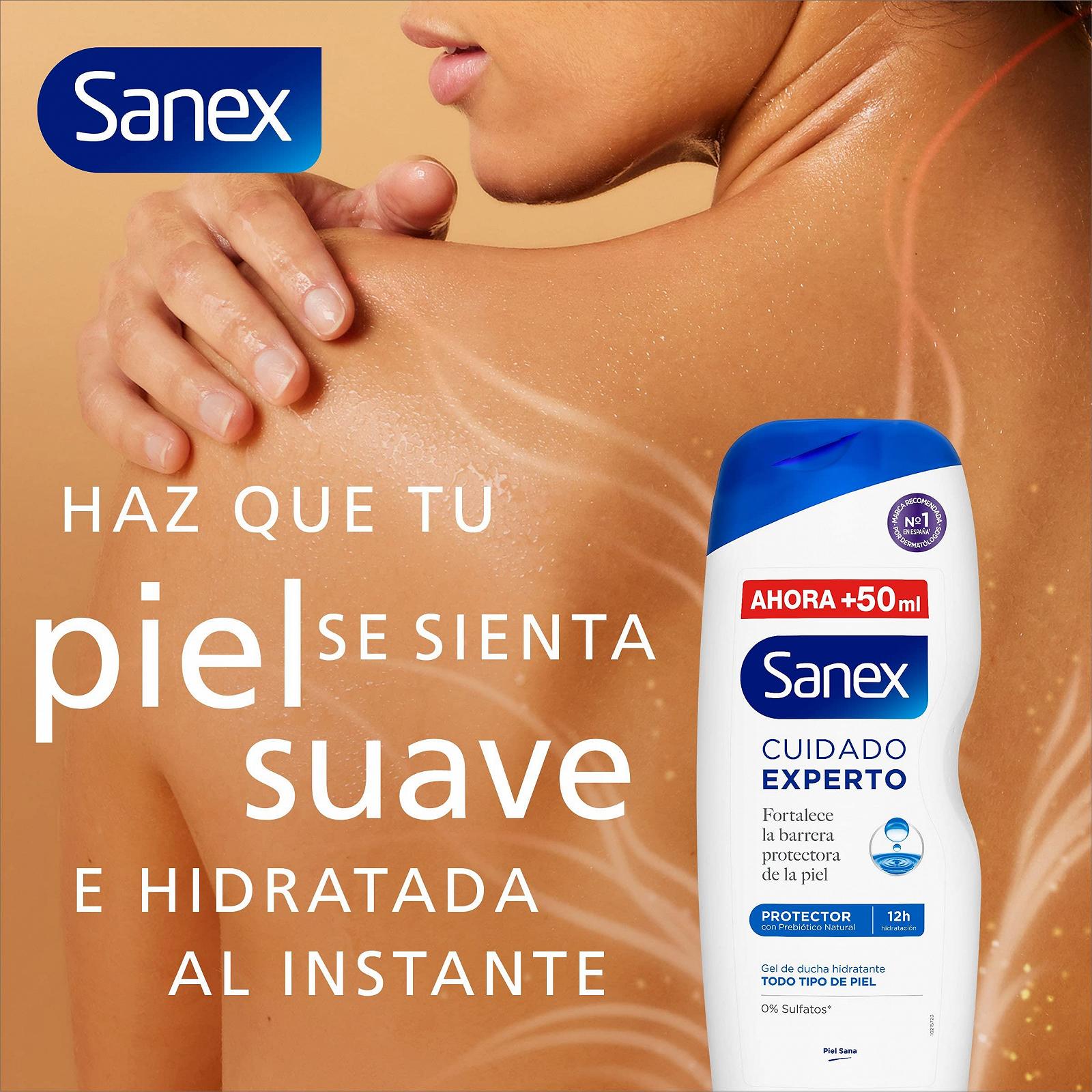 Гель для душу Sanex Expert Care з пребіотиками та постбіотиками 12 шт по 600 мл, фото №4